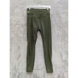 Scrunch Butt Lift Shaping Leggings Womens Small High Waisted Pockets Sporty